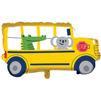 Transportation Time City Life Yellow School Bus Balloons (Case of 10) - Birthday Party Supplies by Creative Converting