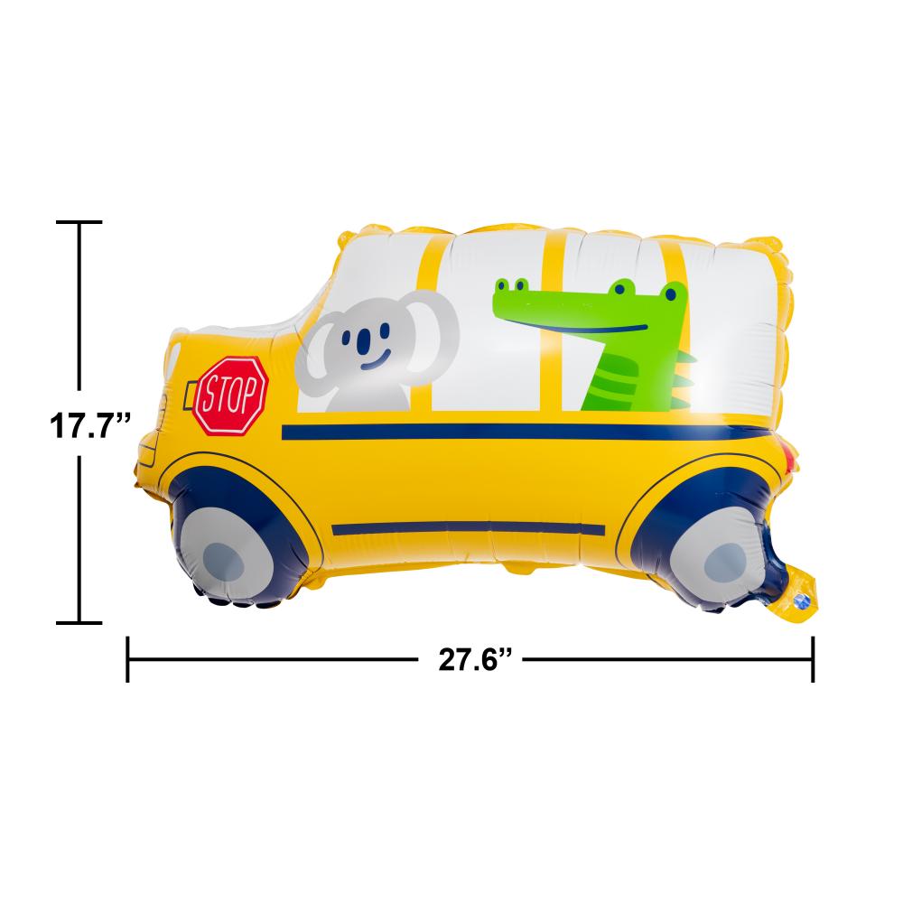 Transportation Time City Life Yellow School Bus Balloons (Case of 10) by Creative Converting