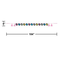 Birthday Beats Happy Birthday Ribbon Banner (Case of 12) by Creative Converting