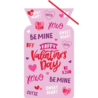 240/Case Cello Bag, Twist Ties - Valentines Day - Valentine's Day Party Supplies by Creative Converting