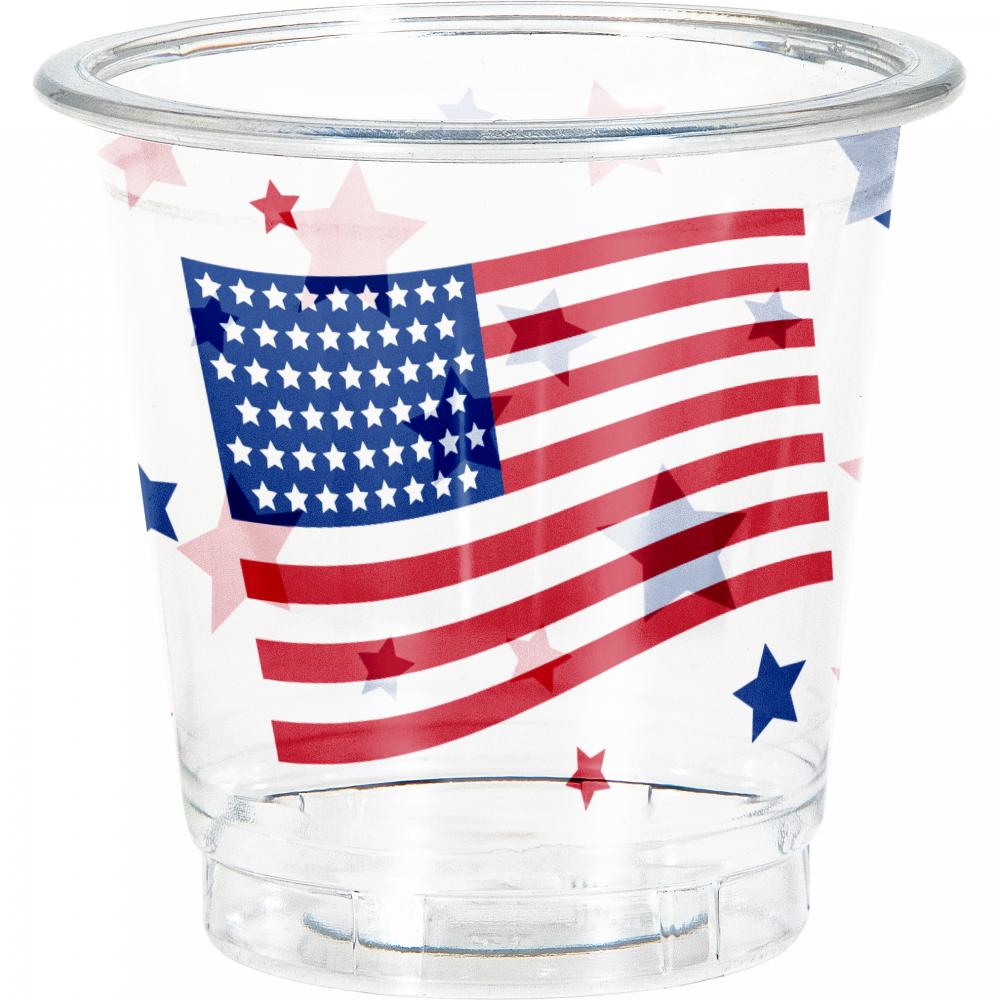 96/Case 2 oz Shot Glass - Patriotic - Patriotic and 4th of July Party Supplies by Creative Converting