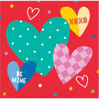 192/Case Beverage Napkin - Vivacious Valentine - Valentine's Day Party Supplies by Creative Converting