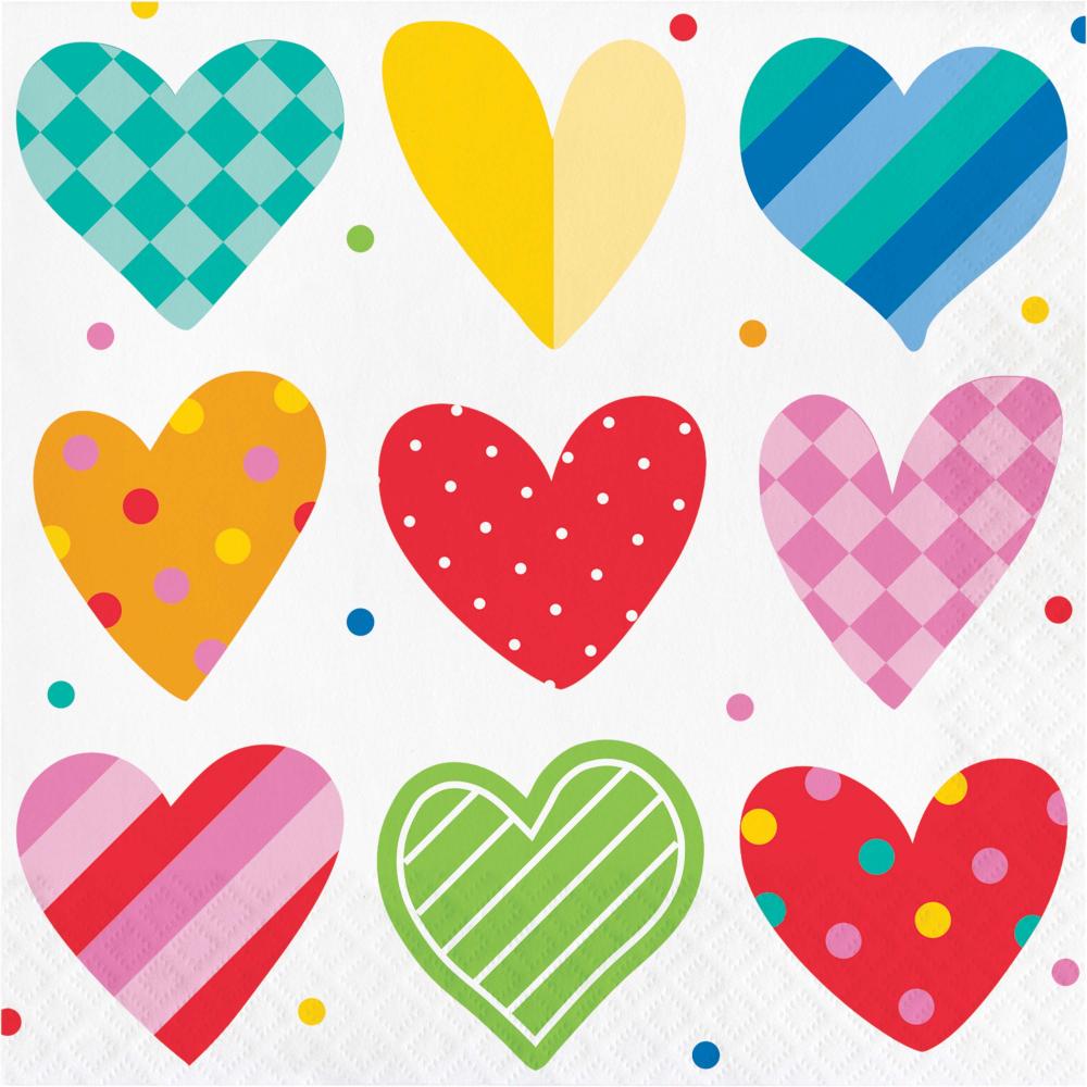 192/Case Luncheon Napkin - Vivacious Valentine - Valentine's Day Party Supplies by Creative Converting