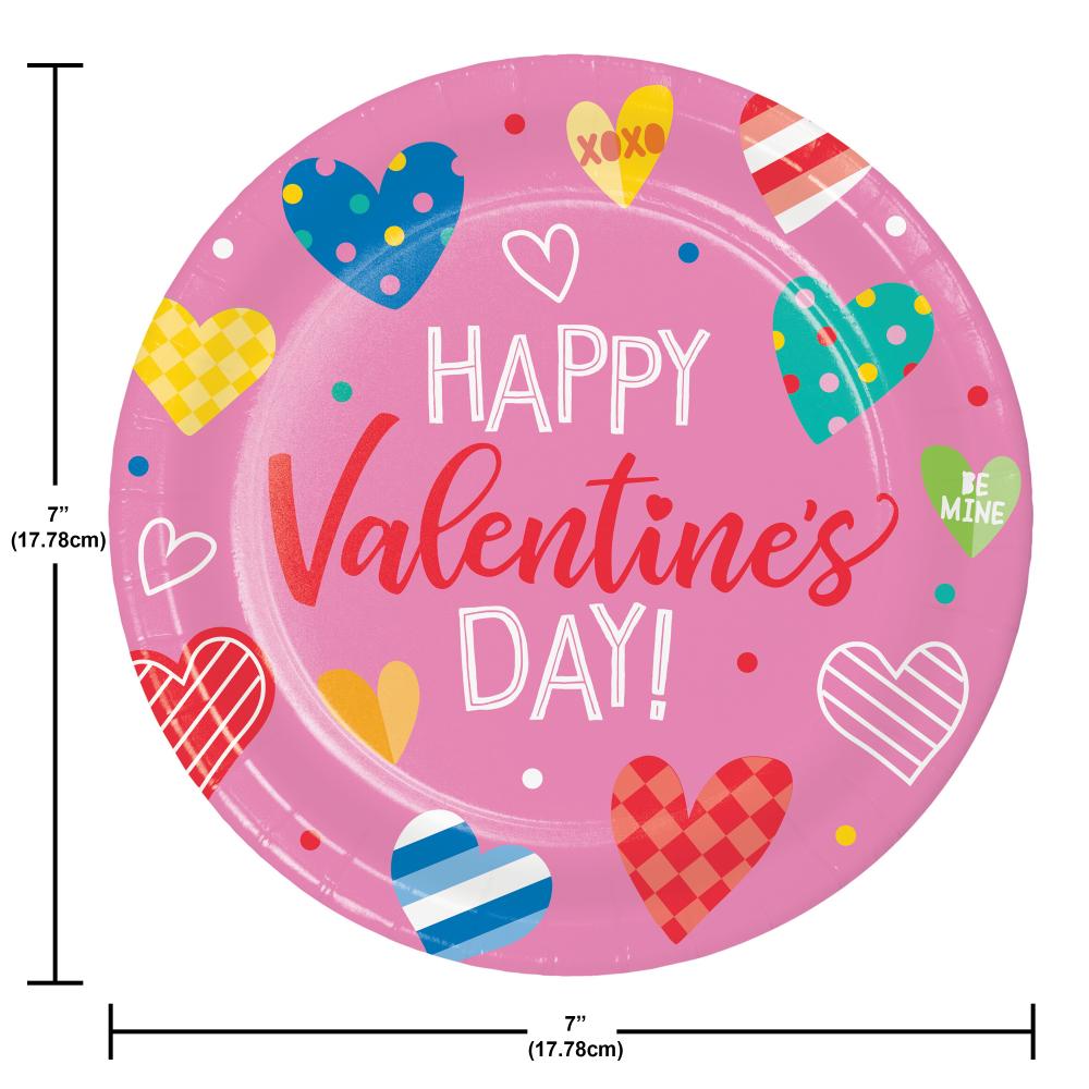 Luncheon Plate - Vivacious Valentine Party Decoration