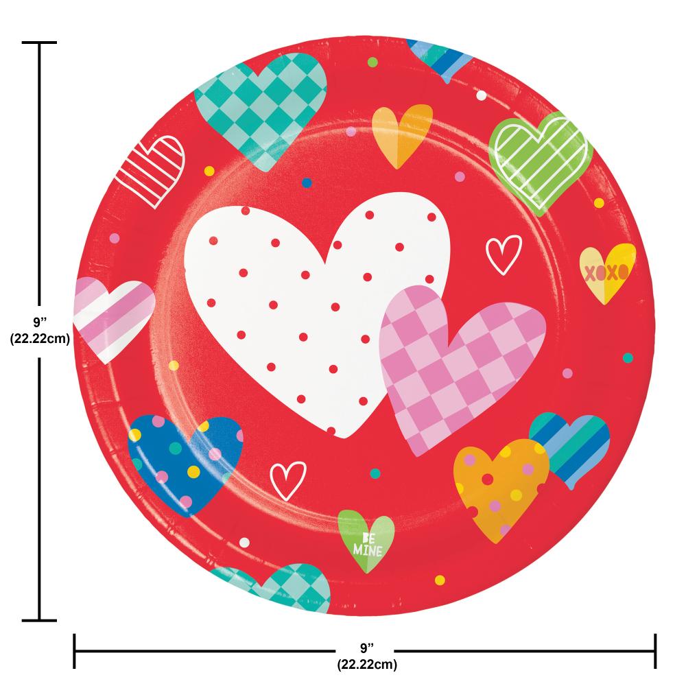 Dinner Plate - Vivacious Valentine Party Decoration