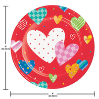 Dinner Plate - Vivacious Valentine Party Decoration