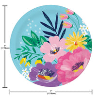 Luncheon Plate - Fresh Florals Party Decoration
