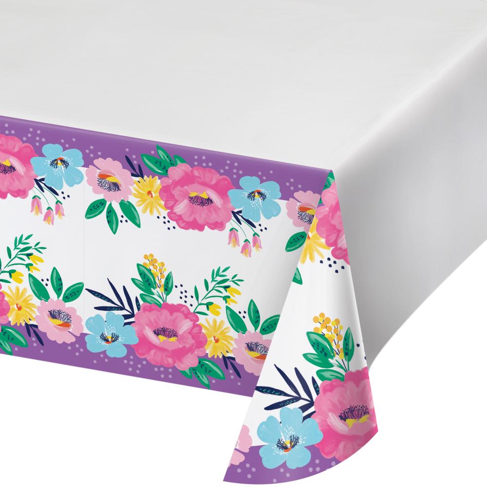 12/Case Paper Tablecover - Fresh Florals - Party Themes by Creative Converting