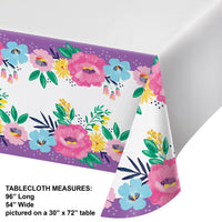 Paper Tablecover - Fresh Florals Party Decoration