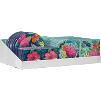 76 Pack Tropic Time Tableware Retail Counter Display | Tropical Party Supplies - Party Themes by Creative Converting