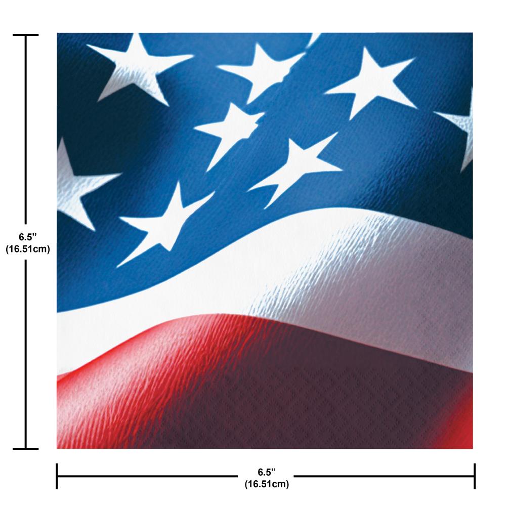 Luncheon Napkin - Freedom Flag Party Decoration