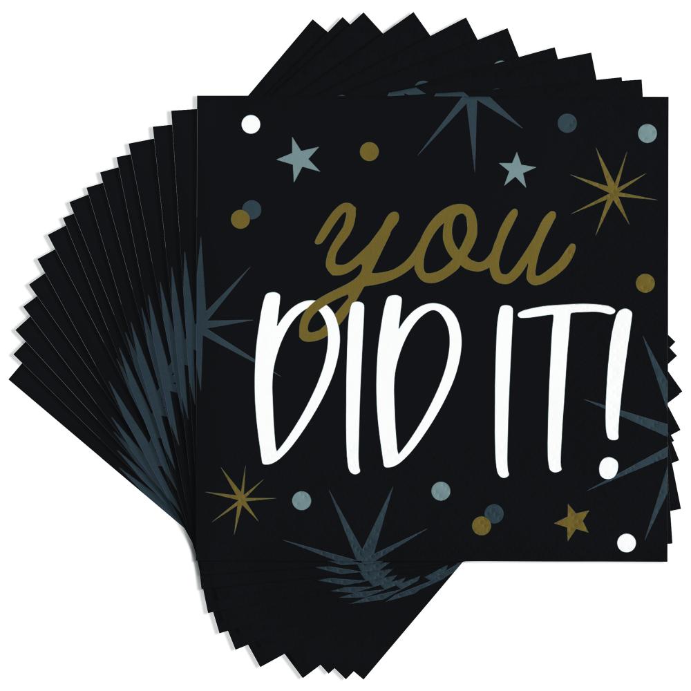 Beverage Napkin - Glowing Grad Party Decoration