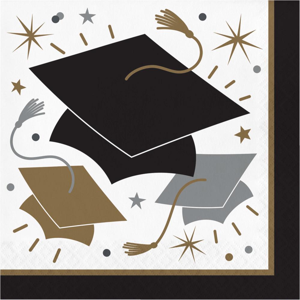 192/Case Luncheon Napkin - Glowing Grad - Graduation Party Supplies by Creative Converting