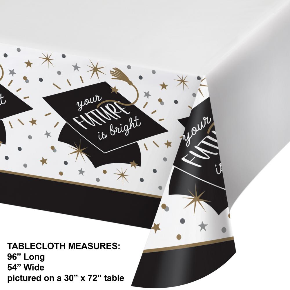 Paper Tablecover - Glowing Grad Party Decoration