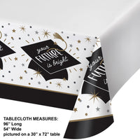 Paper Tablecover - Glowing Grad Party Decoration