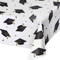 12/Case Paper Tablecover - Grad Toss - Graduation Party Supplies by Creative Converting