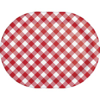 96/Case Oval Platter - Classic Gingham - Party Themes by Creative Converting