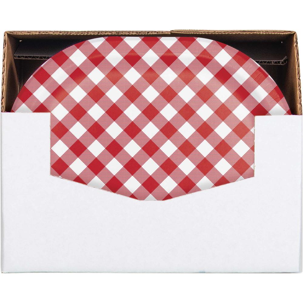 Oval Platter - Classic Gingham Party Decoration