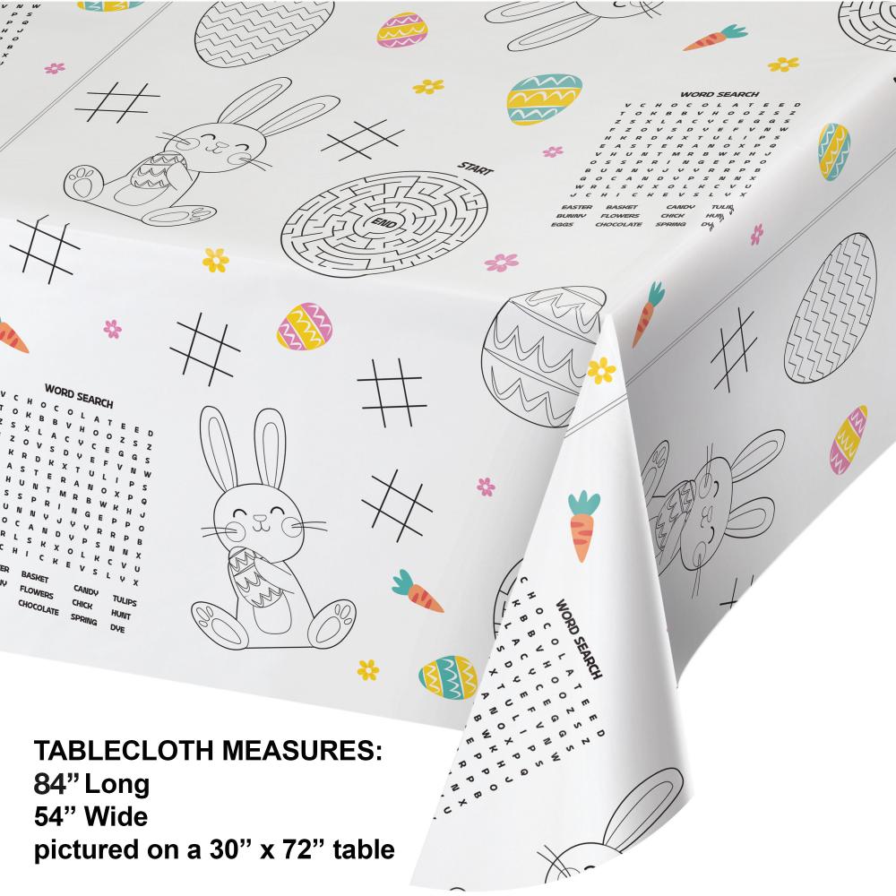 Paper Tablecover - Kids Easter Activity Party Decoration