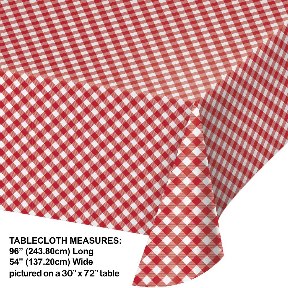 Paper Tablecover - Classic Gingham Party Decoration