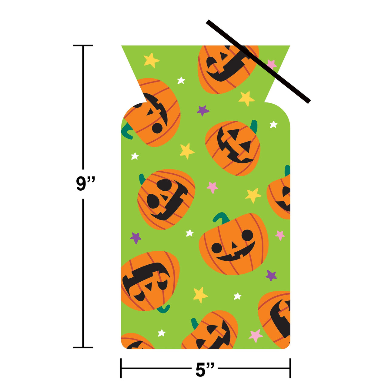 Halloween Decor Pumpkins Treat Bags