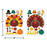 Thanksgiving Decor Turkey Stickers