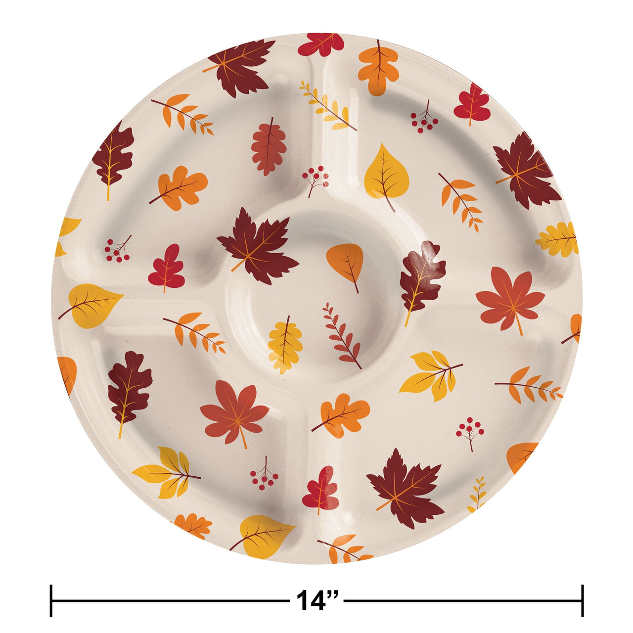 Thanksgiving Decor Fall Plastic Trays
