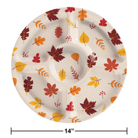 Thanksgiving Decor Fall Plastic Trays