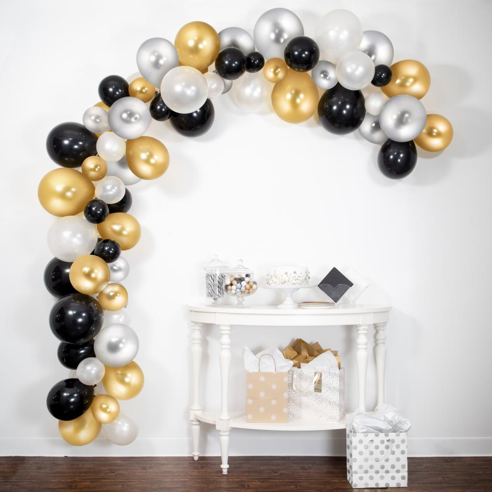 462/Case Balloon Garland Kit 10' - New Years - New Year's Eve Party Supplies by Creative Converting