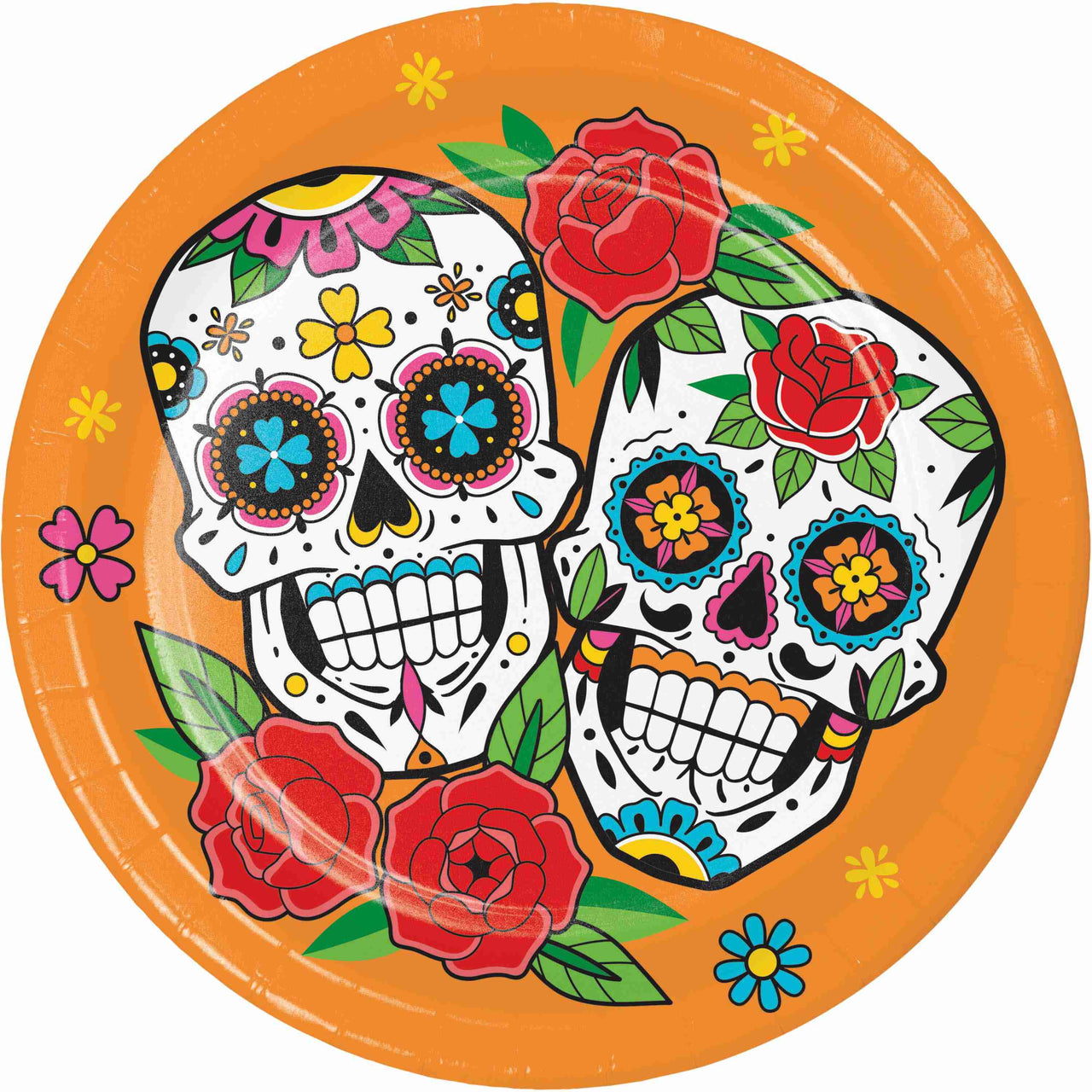 Skelebration Luncheon Plates 7"