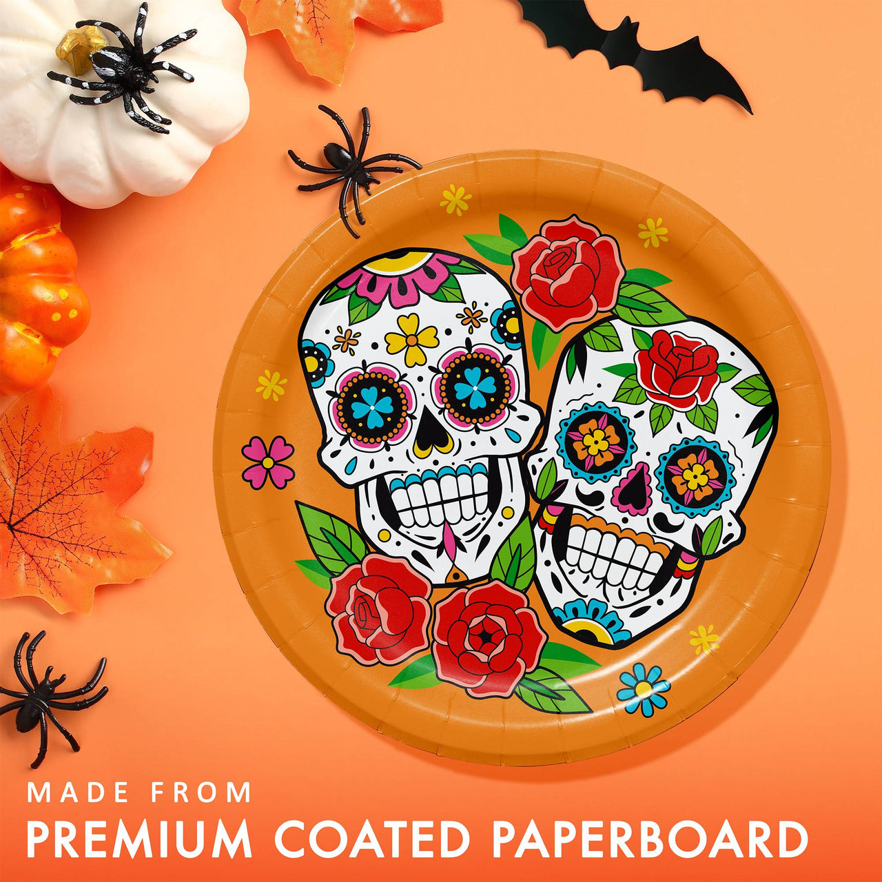 Skelebration Luncheon Plates 7"