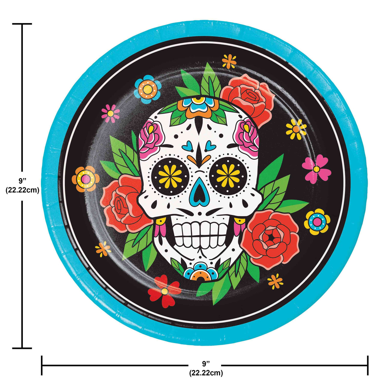 Skelebration Dinner Plates 9"