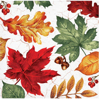 Autumn Air Paper Beverage Napkin (Case of 192) - Thanksgiving Party Supplies by Creative Converting