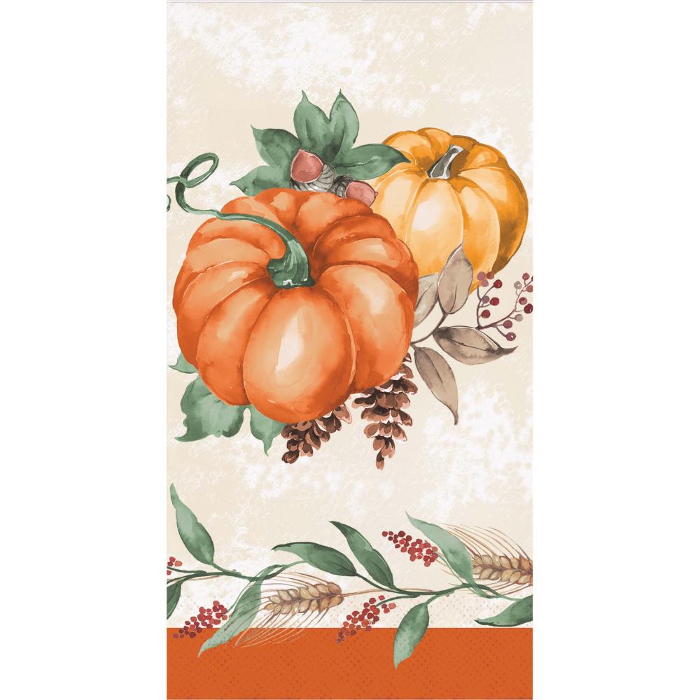 Harvest Delight Paper Guest Towel (Case of 192) - Thanksgiving Party Supplies by Creative Converting