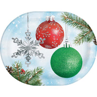 Oval Platter - Classical Christmas Party Decoration from Bulk Party Supplies