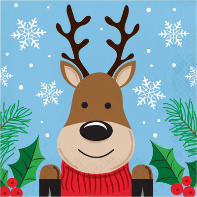 Luncheon Napkin - Christmas Cheer Party Decoration from Party Decorations