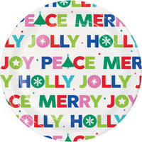 Luncheon Plate - Joyful and Jolly Party Decoration