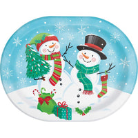 Oval Platter - Frosty Friends Party Decoration from Bulk Party Supplies