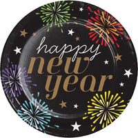 96/Case Dinner Plate - New Year's Radiance - New Year's Eve Party Supplies by Creative Converting