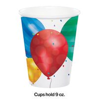 Balloon Blast 9 oz Hot/Cold Cups (96/case)
