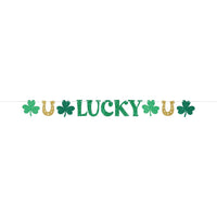 12/Case Prestrung Banner - St. Patrick's Day - St. Patricks Day Party Supplies by Creative Converting