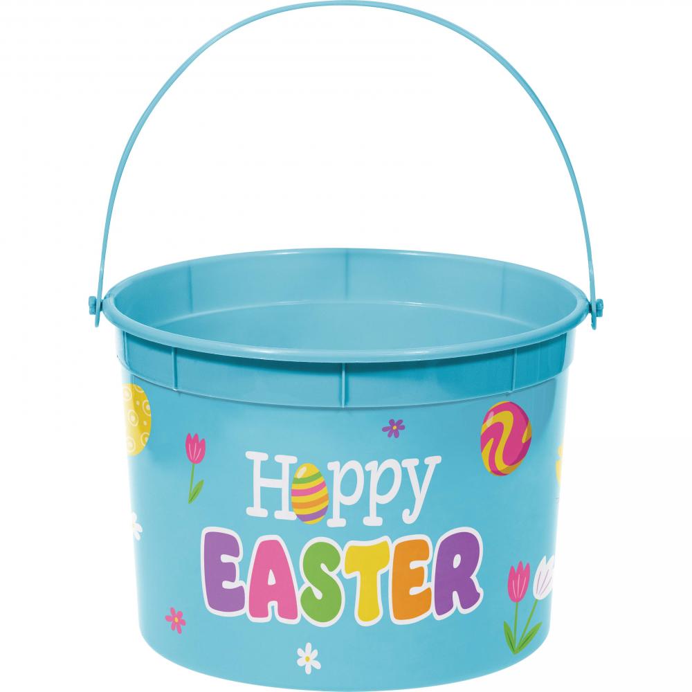 12/Case 9" Plastic Easter Bucket - Easter - Easter Party Supplies by Creative Converting