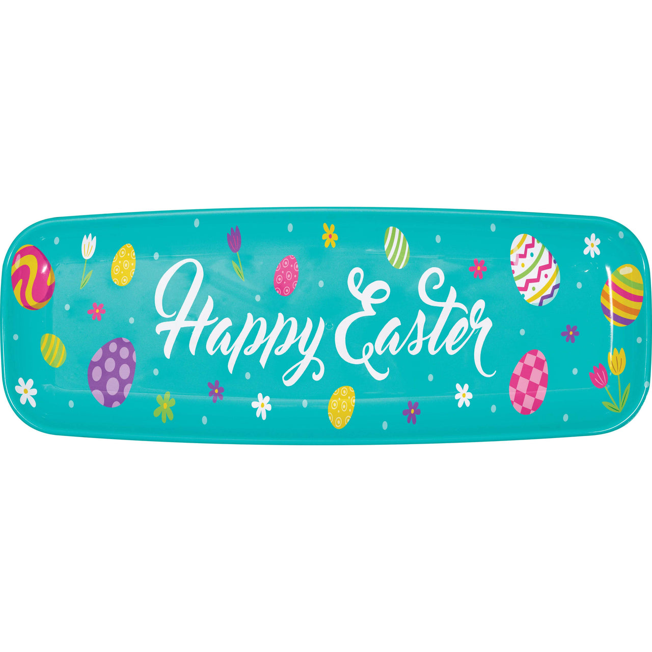 Easter Decor Plastic Trays 17" x 6.5"