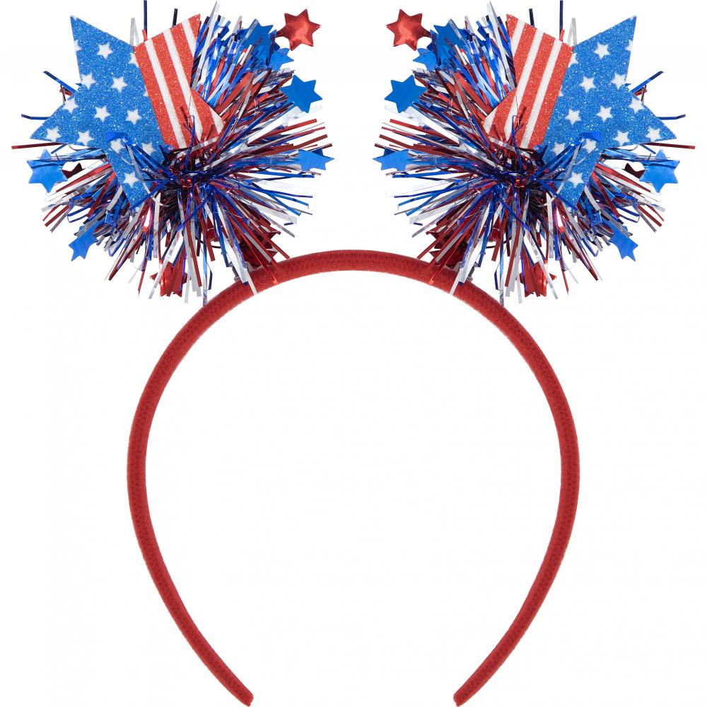 12/Case Stars Plastic Headband - Patriotic - Patriotic and 4th of July Party Supplies by Creative Converting