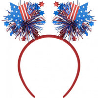 12/Case Stars Plastic Headband - Patriotic - Patriotic and 4th of July Party Supplies by Creative Converting