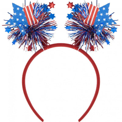 12/Case Stars Plastic Headband - Patriotic - Patriotic and 4th of July Party Supplies by Creative Converting