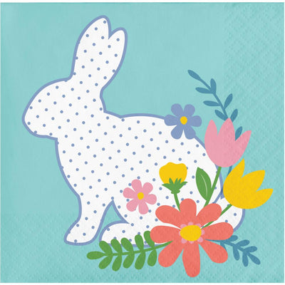 192/Case Beverage Napkin - Easter Frills - Easter Party Supplies by Creative Converting