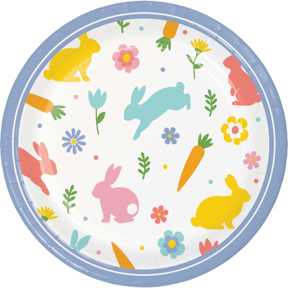 96/Case Luncheon Plate - Easter Frills - Easter Party Supplies by Creative Converting