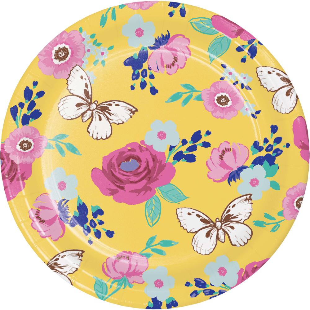 96/Case Luncheon Plate - Sights of Spring - Party Themes by Creative Converting