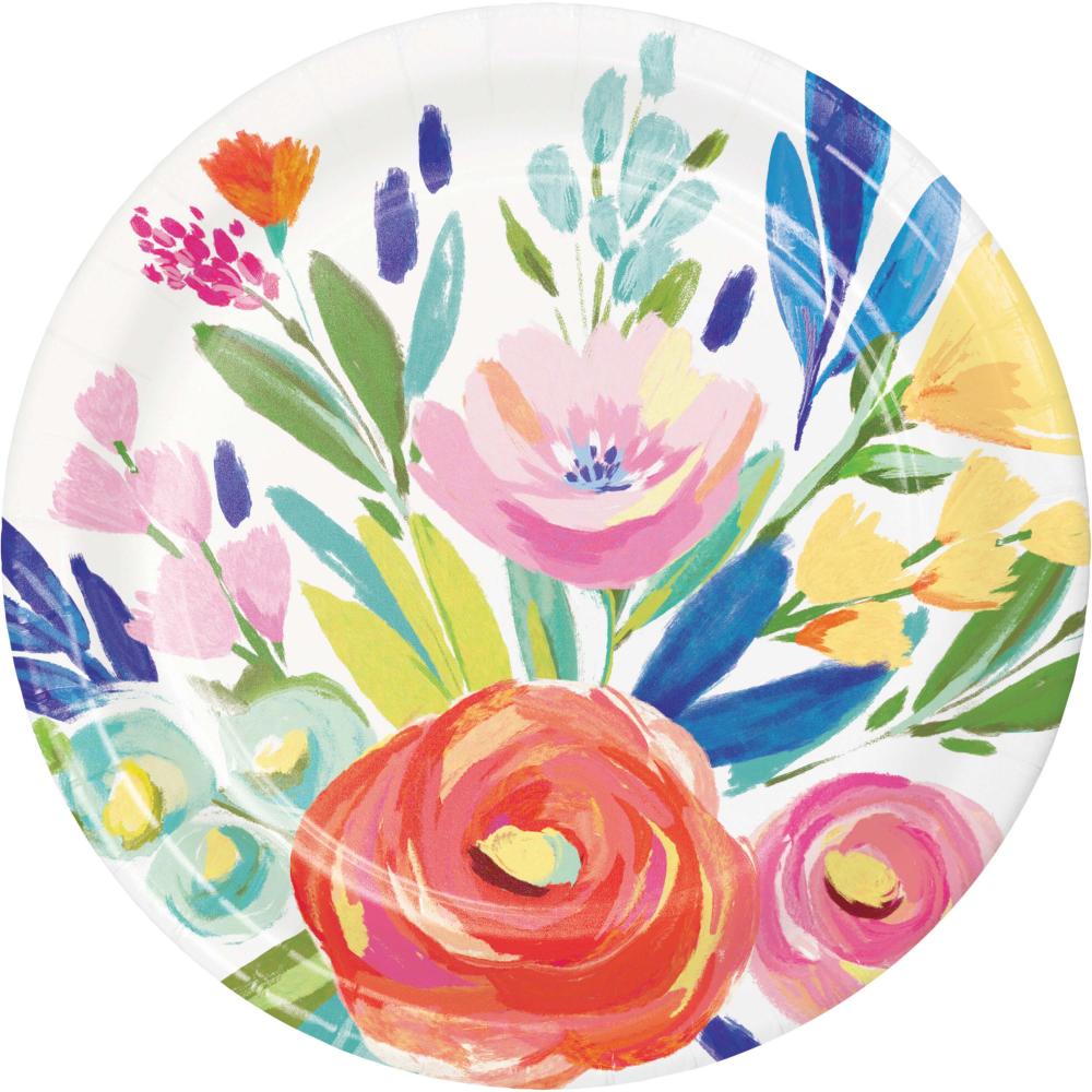 96/Case Luncheon Plate - Fragrant Florals - Party Themes by Creative Converting